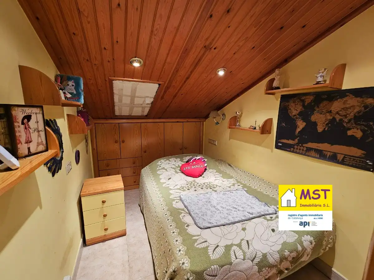 Bedroom of Duplexes for sale in Gironella  with Air Conditioner, Heating and Terrace