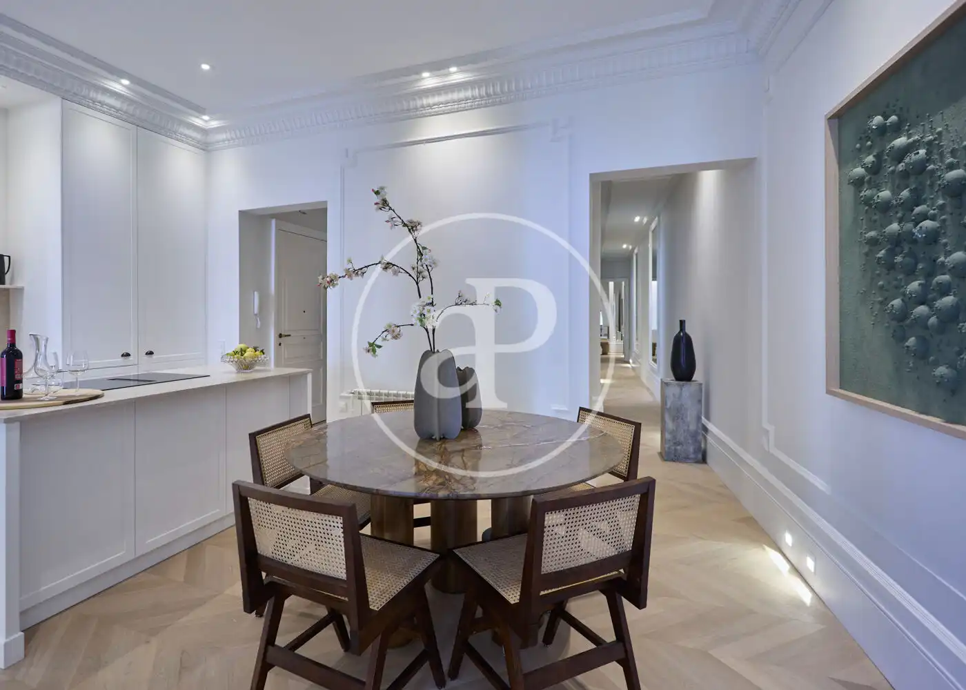 Dining room of Flat for sale in Madrid  with Air Conditioner, Heating and Balcony