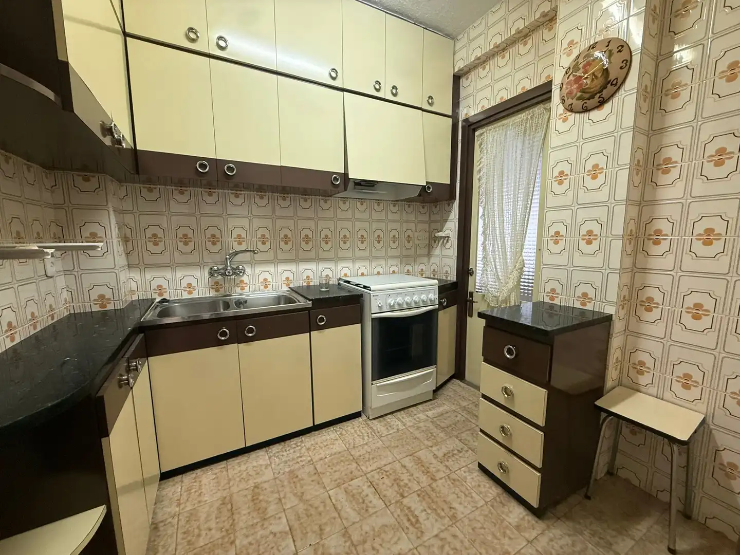 Kitchen of Flat for sale in Barcelona  with Air Conditioner