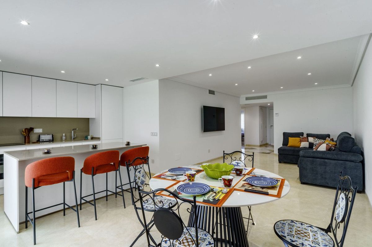 Dining room of Planta baja to rent in Estepona  with Air Conditioner, Terrace and Community pool
