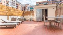 Terrace of Flat to rent in  Barcelona Capital  with Air Conditioner, Heating and Private garden