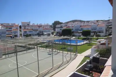 Vista exterior de Casa adosada en venda en Mijas amb Terrassa, Piscina i Moblat
