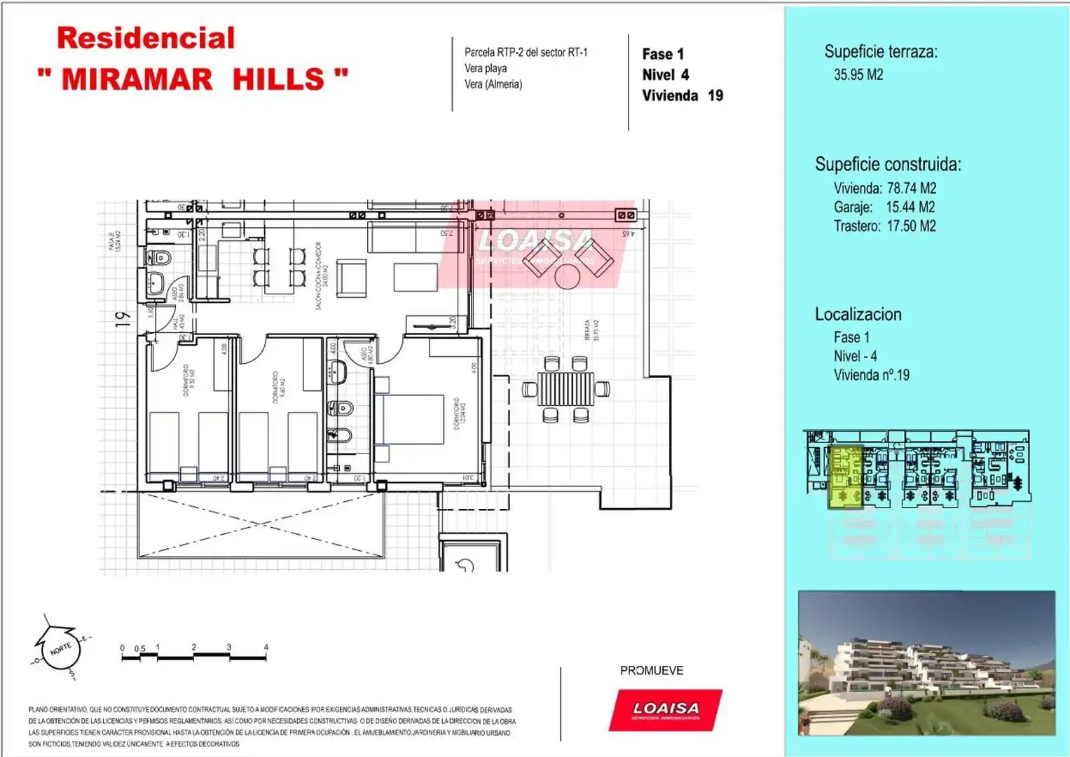 Wohnung mit Pool zum Verkauf in VERA COLINAS, imagen 2