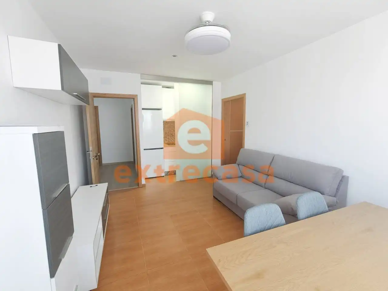Sala de estar de Apartamento de alquiler en Badajoz con Aire acondicionado, Amueblado y Balcón