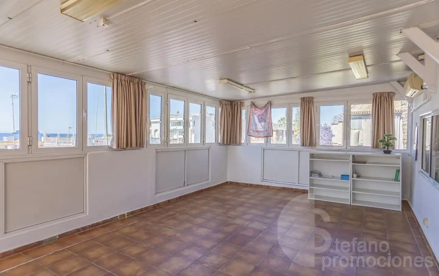 Bedroom of Attic for sale in Málaga  with Air Conditioner, Terrace and Storage room