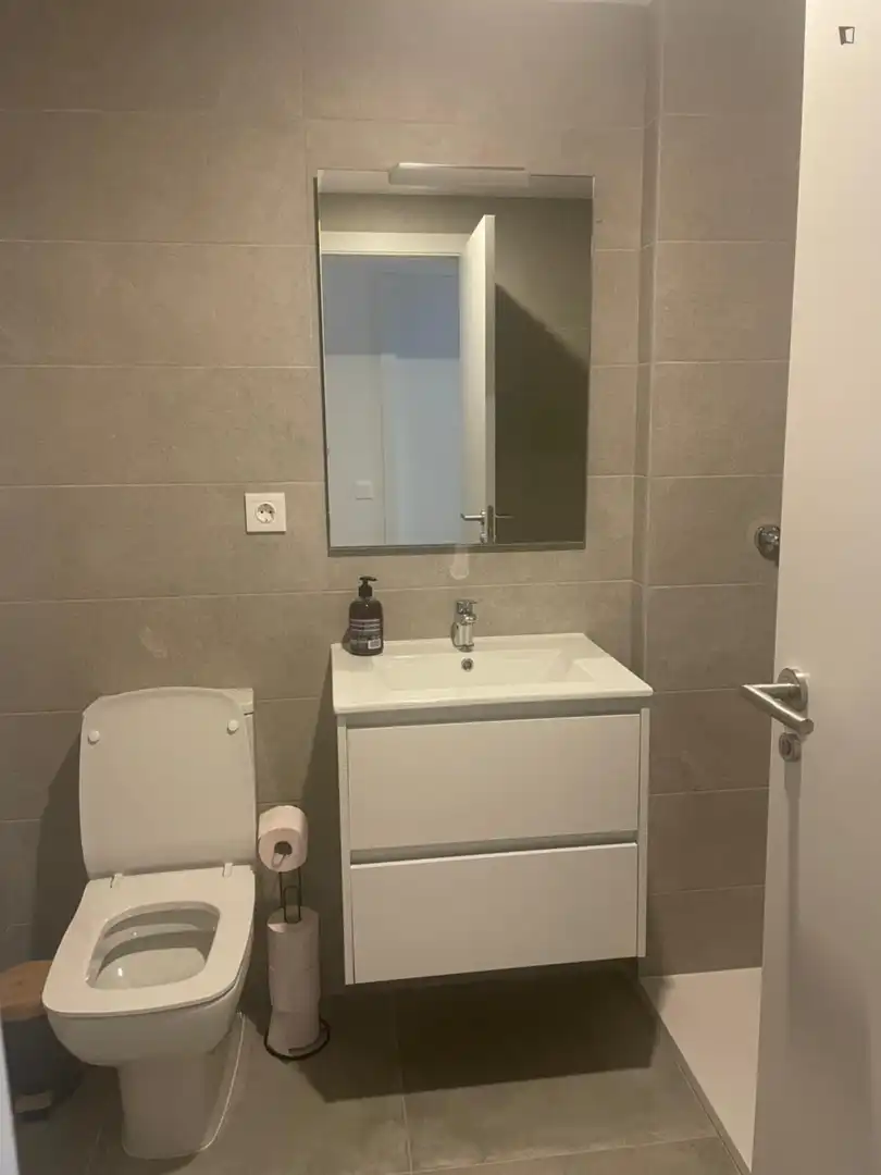 Baño de Apartamento de alquiler en Dos Hermanas con Aire acondicionado, Calefacción y Amueblado