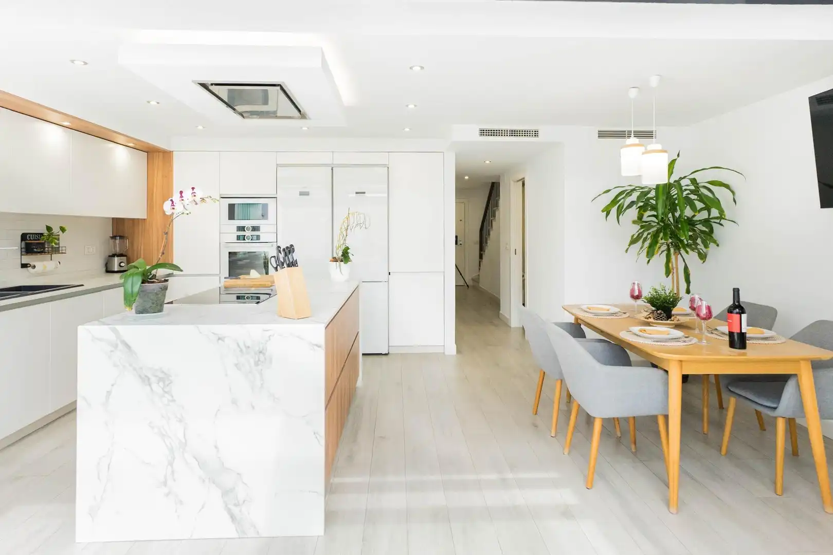 Kitchen of Houses for sale in Málaga  with Air Conditioner, Heating and Terrace