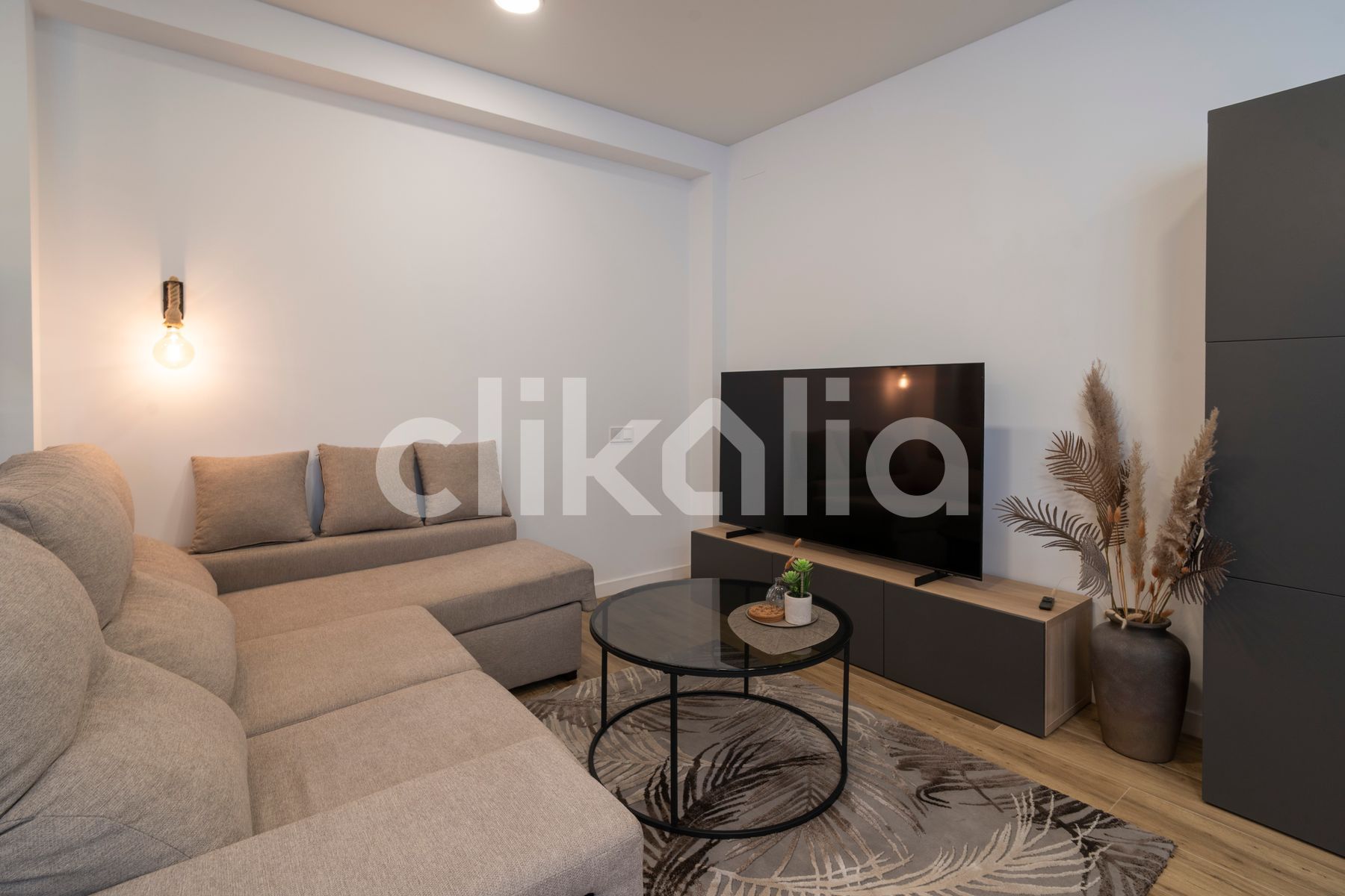 Living room of Flat to rent in Torrent  with Air Conditioner
