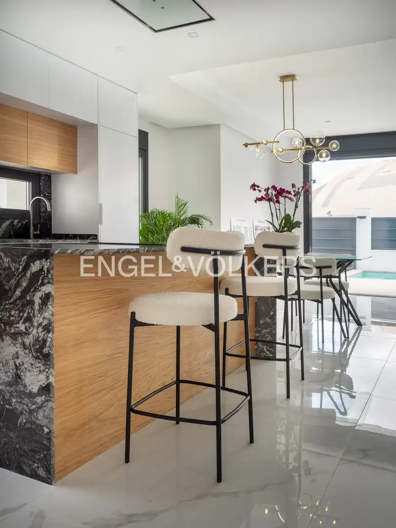 Comedor de Casa o chalet en venta en San Pedro del Pinatar con Aire acondicionado, Calefacción y Jardín privado