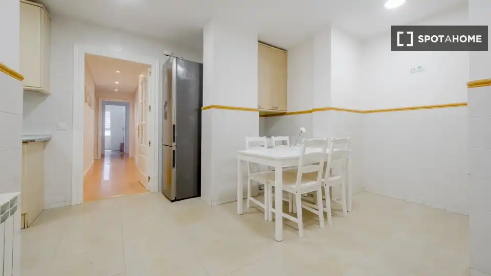Dining room of Flat for rent in Madrid  with Air Conditioner, Heating and Furnished