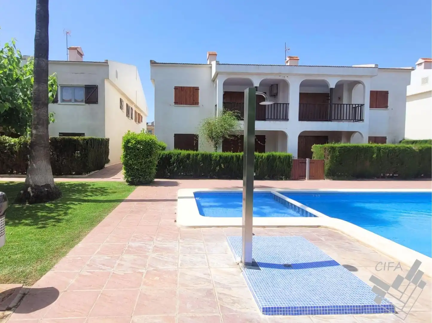 Piscina de Apartament en venda en Vinaròs amb Jardí privat, Terrassa i Moblat