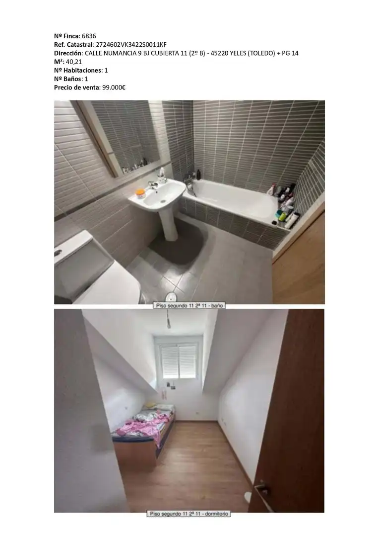 Bathroom of Flat for sale in Yeles  with Heating