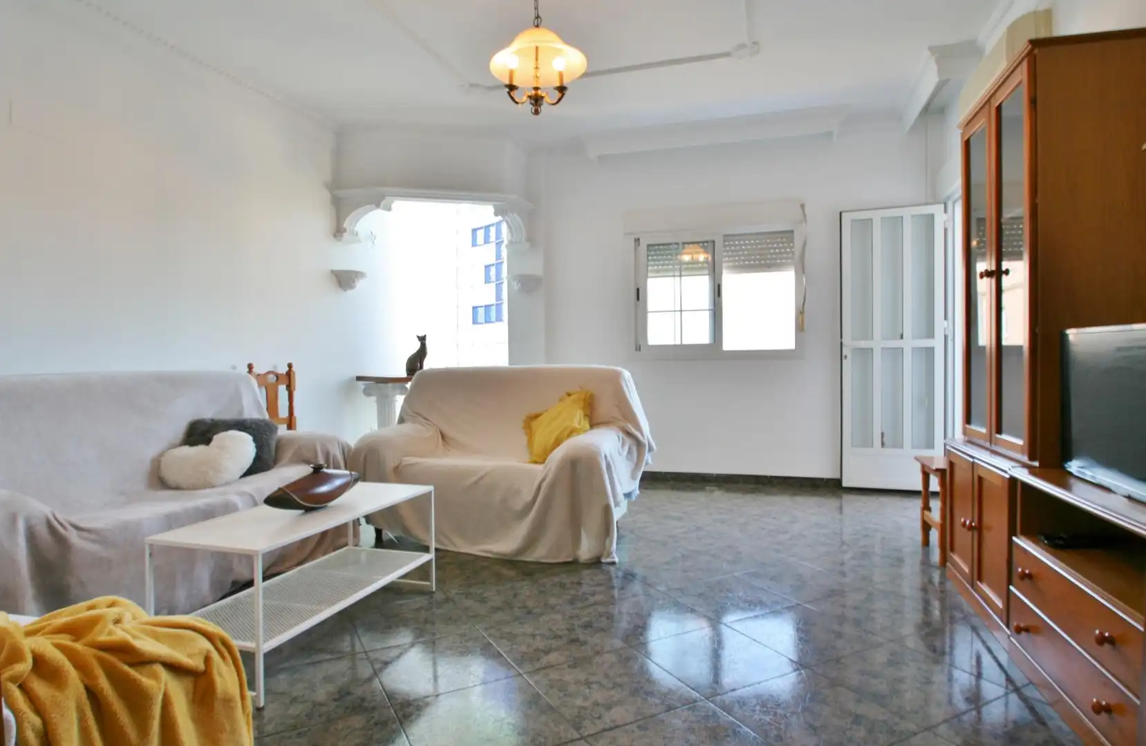 Living room of Flat for sale in Níjar  with Air Conditioner, Heating and Terrace