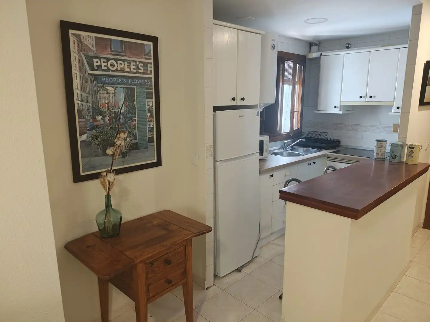 Cocina de Apartamento de alquiler en Cáceres con Calefacción y Piscina comunitaria