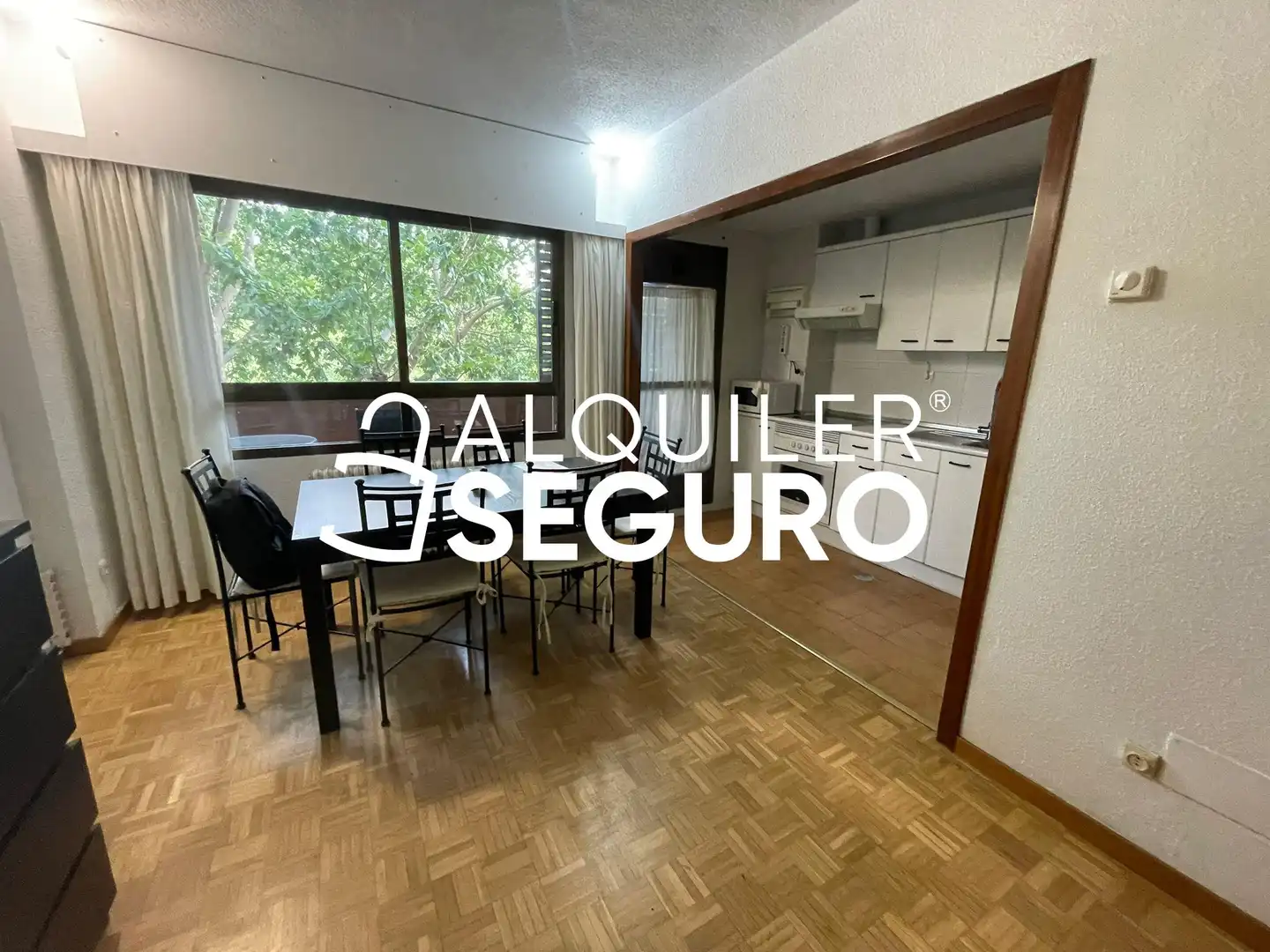 Exterior view of Flat for rent in Madrid  with Heating, Terrace and Swimming Pool