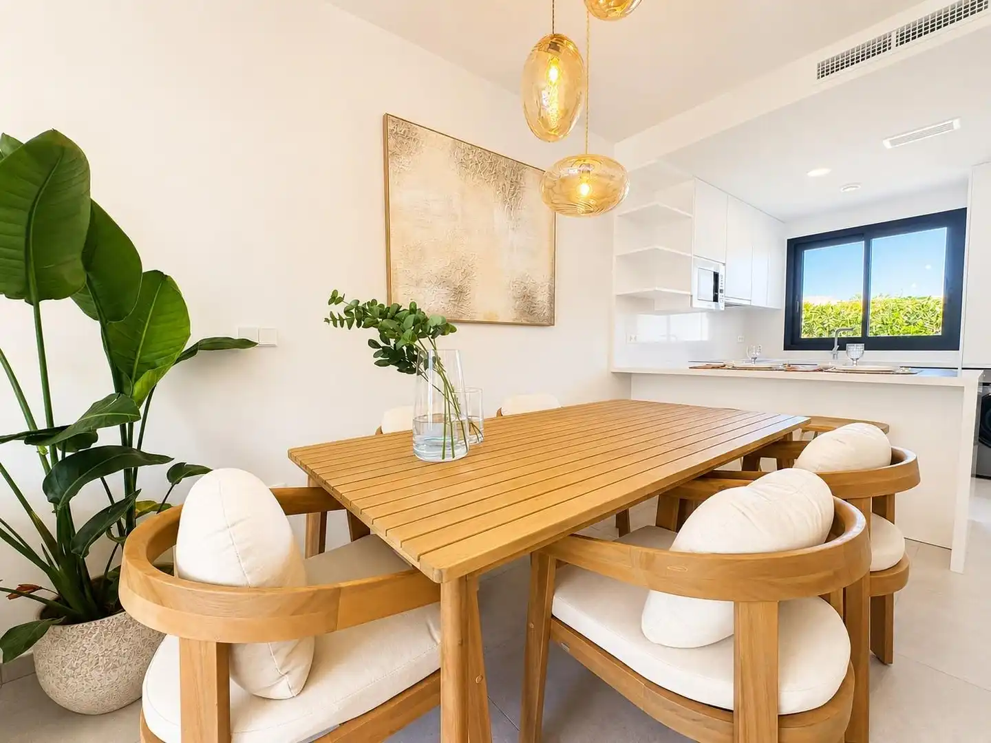 Comedor de Casa adosada en venta en Murcia con Aire acondicionado, Calefacción y Jardín privado