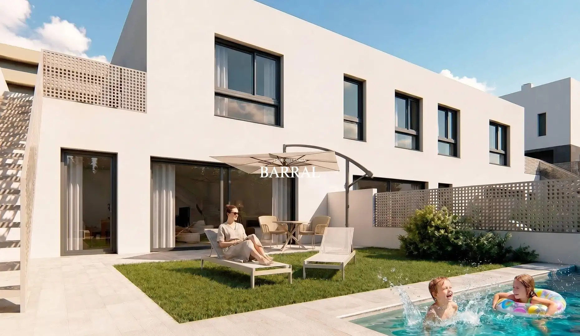 Garden of Houses for sale in Tudela  with Heating, Private garden and Terrace