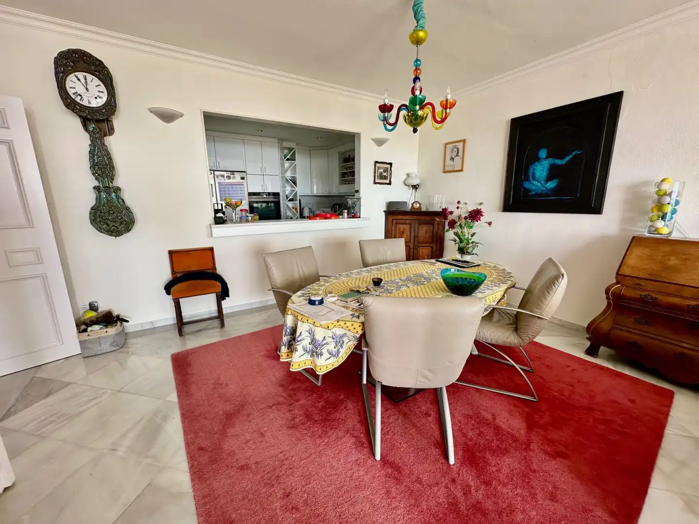 Esszimmer von Wohnungen zur Miete in Benahavís mit Klimaanlage, Terrasse und Abstellraum