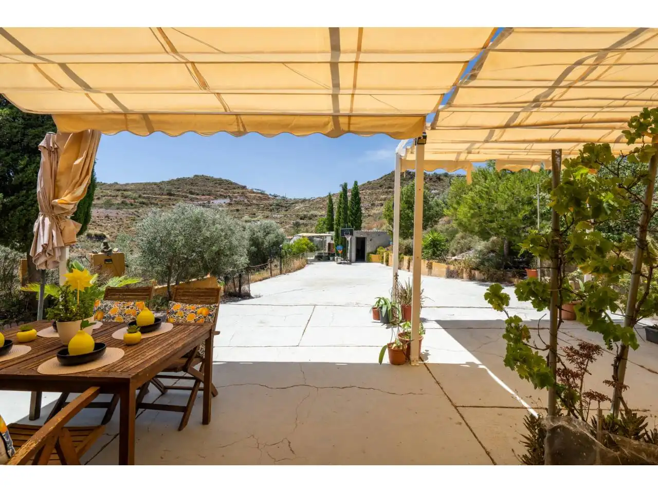 Terraza de Finca rústica en venta en Felix con Jardín privado, Terraza y Amueblado