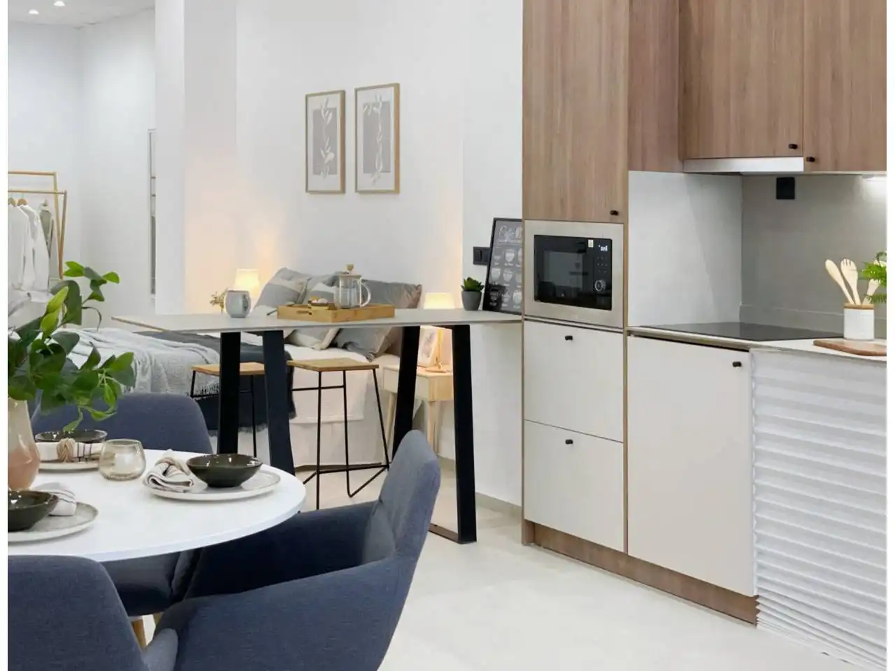 Cocina de Apartamento en venta en Valencia con Aire acondicionado y Trastero