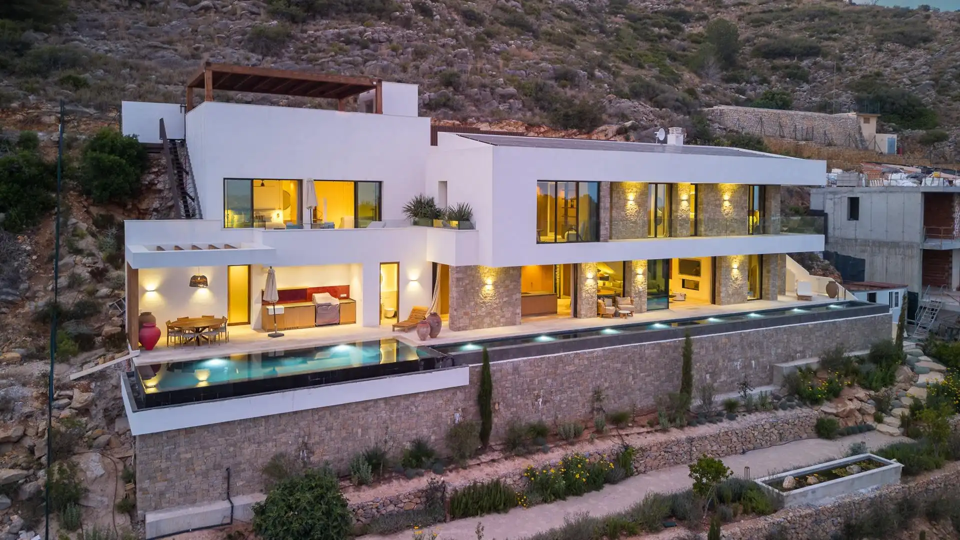 Vista exterior de Casa o xalet en venda en Jávea / Xàbia amb Aire condicionat, Calefacció i Jardí privat
