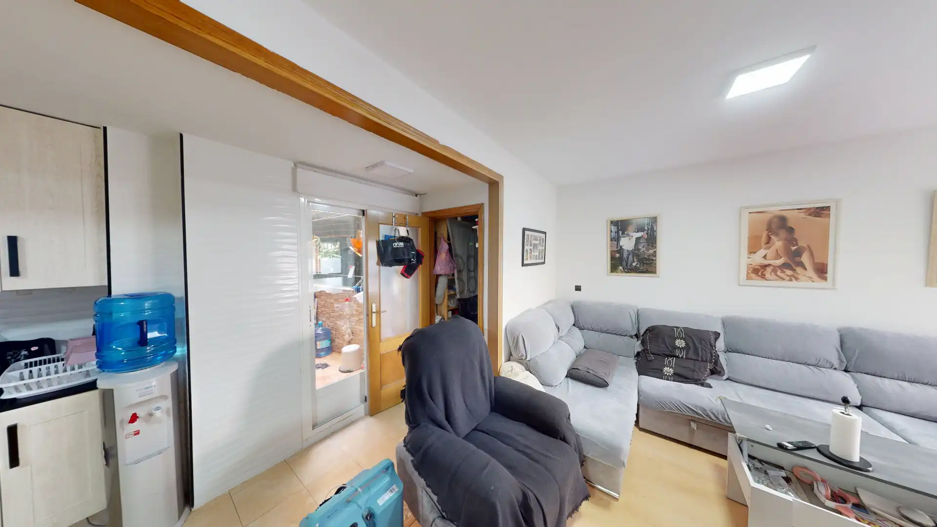 Sala de estar de Piso en venta en San Vicente del Raspeig / Sant Vicent del Raspeig con Aire acondicionado, Calefacción y Parquet