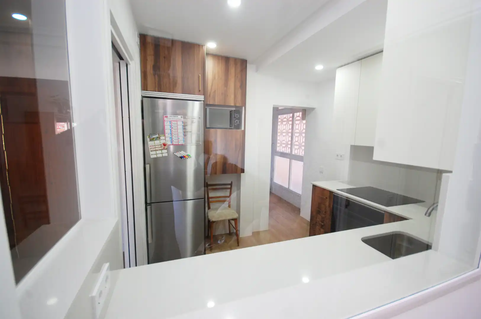 Kitchen of Flat for sale in Madrid  with Heating, Parquet flooring and Furnished