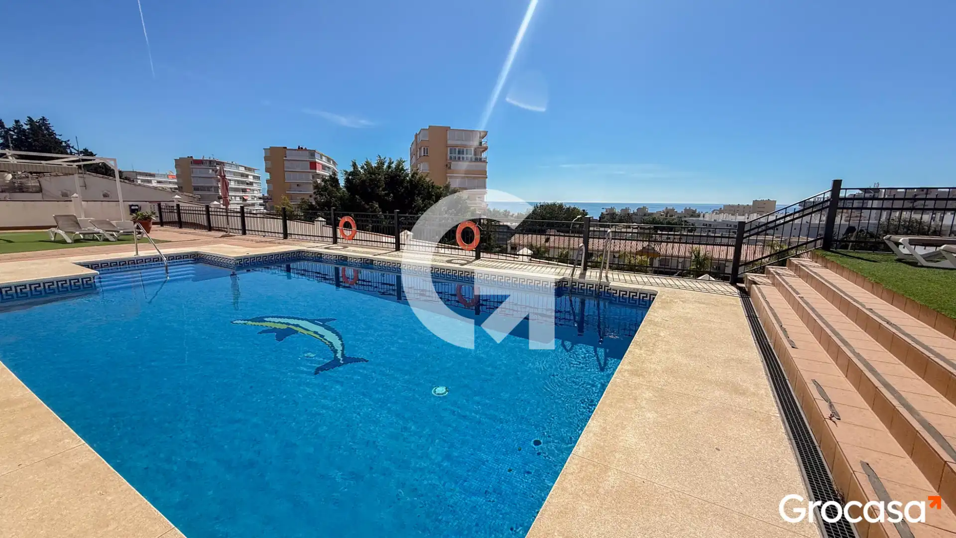 Swimming pool of Flat for sale in Torremolinos  with Air Conditioner, Heating and Terrace
