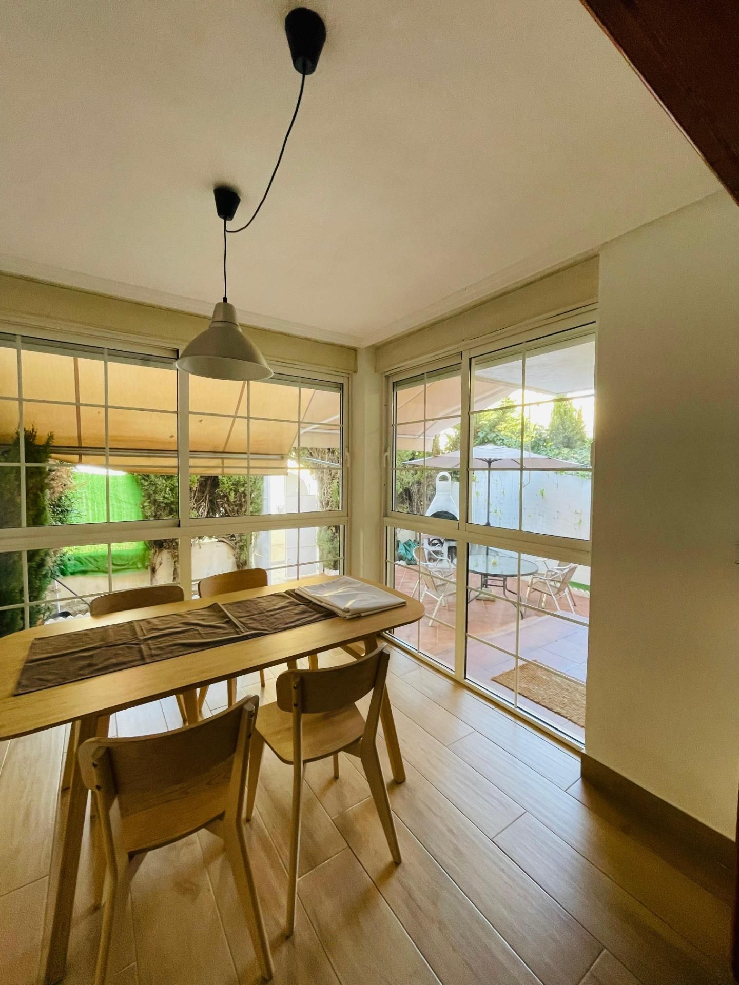 Dining room of Single-family semi-detached to rent in Alicante / Alacant  with Air Conditioner, Heating and Private garden