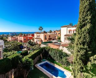 Garden of Single-family semi-detached for sale in Marbella  with Air Conditioner, Terrace and Swimming Pool