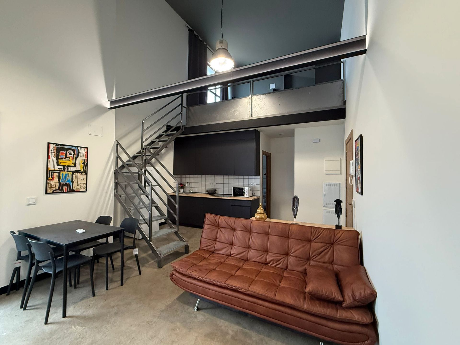 Sala d'estar de Loft de lloguer en Elda amb Aire condicionat, Calefacció i Terrassa