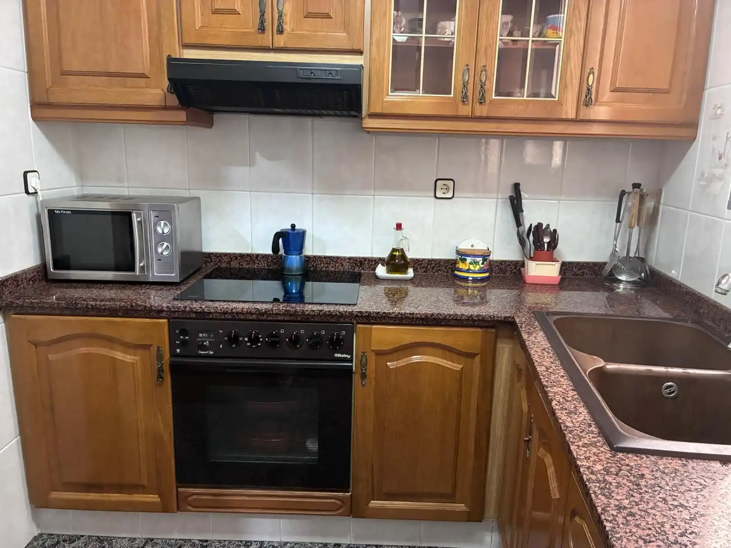 Kitchen of Flat for sale in Cullera  with Oven and Balcony