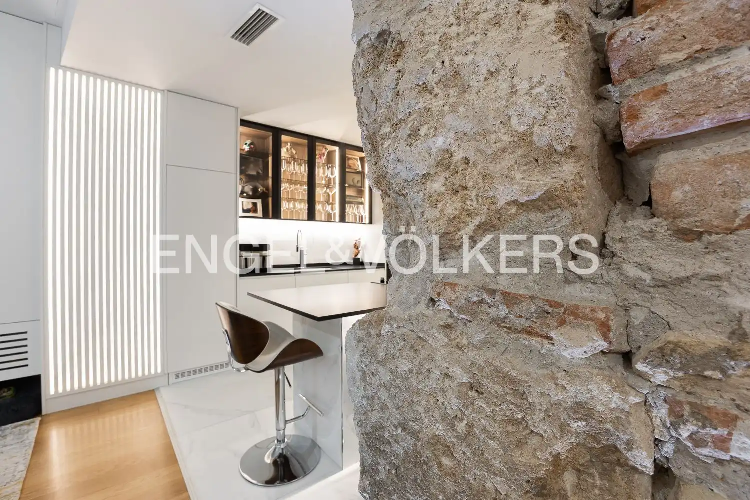Cocina de Apartamento en venta en Valencia con Aire acondicionado, Calefacción y Parquet