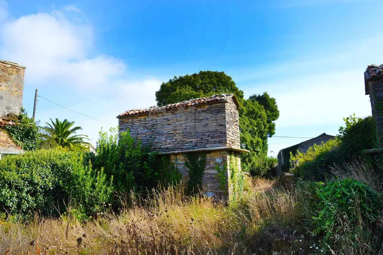 Vista exterior de Casa o chalet en venta en Cabana de Bergantiños con Jardín privado y Amueblado