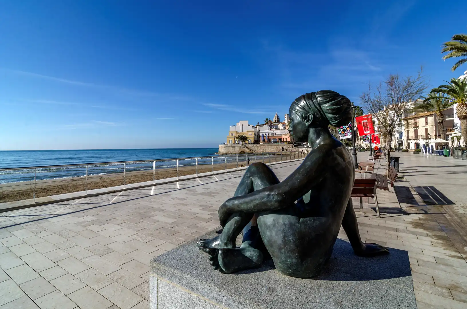 Vista exterior de Pis en venda en Sitges amb Aire condicionat, Calefacció i Terrassa