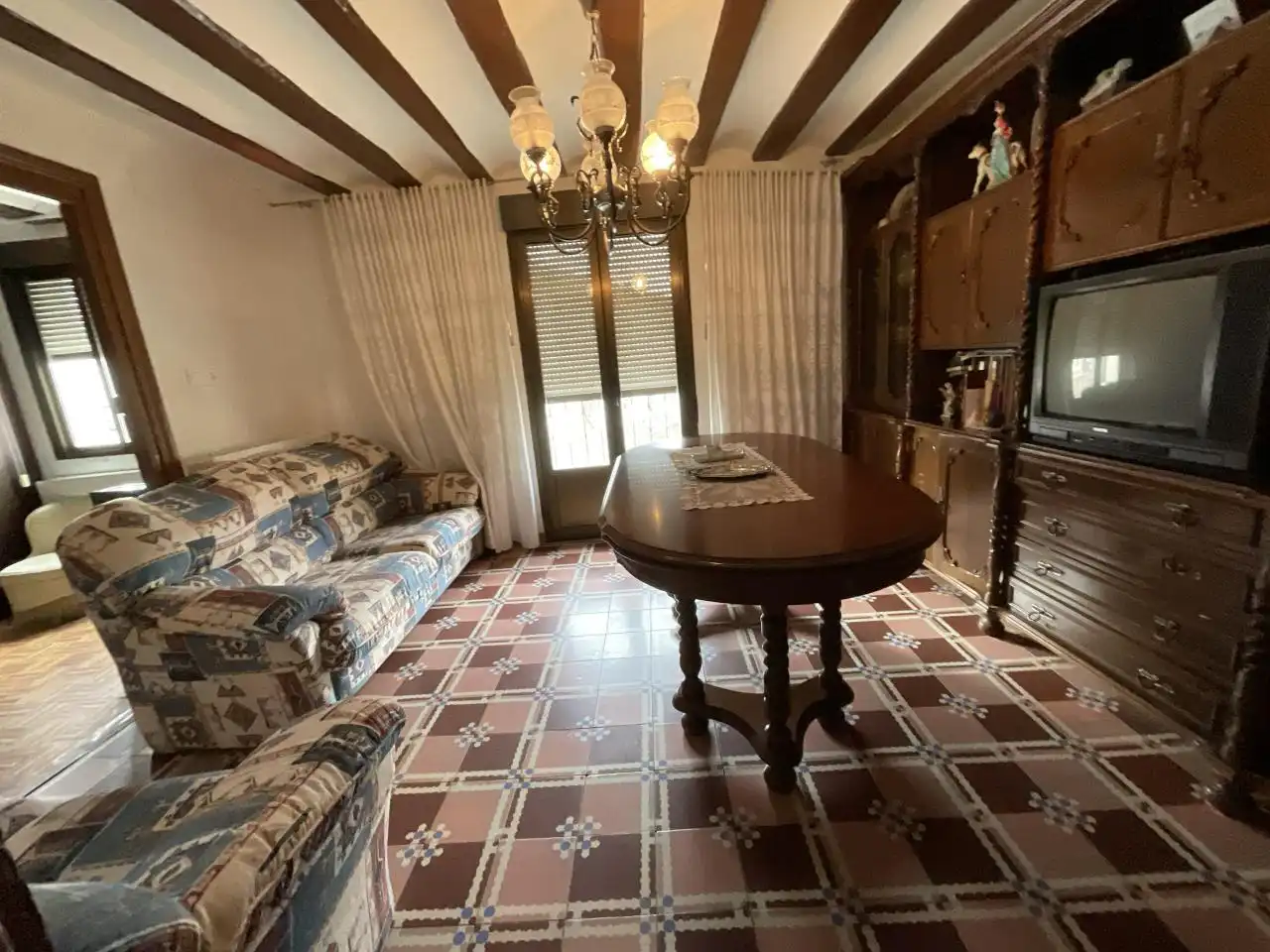 Living room of Houses for sale in Cirueña  with Heating, Private garden and Furnished