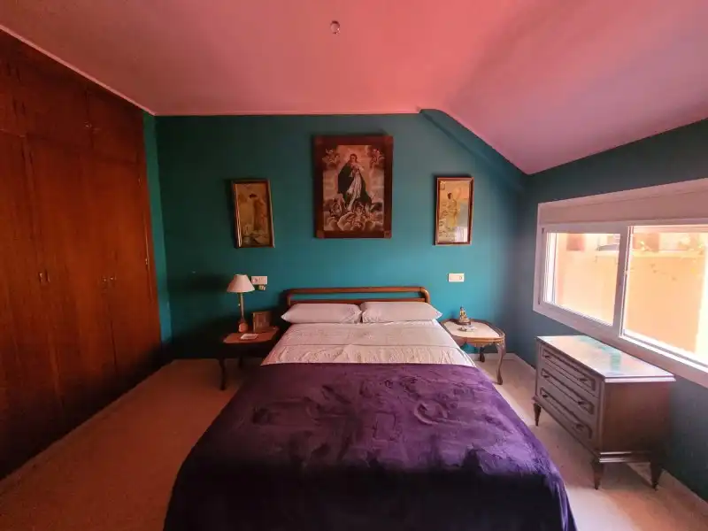 Schlafzimmer von Dachboden zum Verkauf in Málaga mit Klimaanlage, Heizung und Terrasse