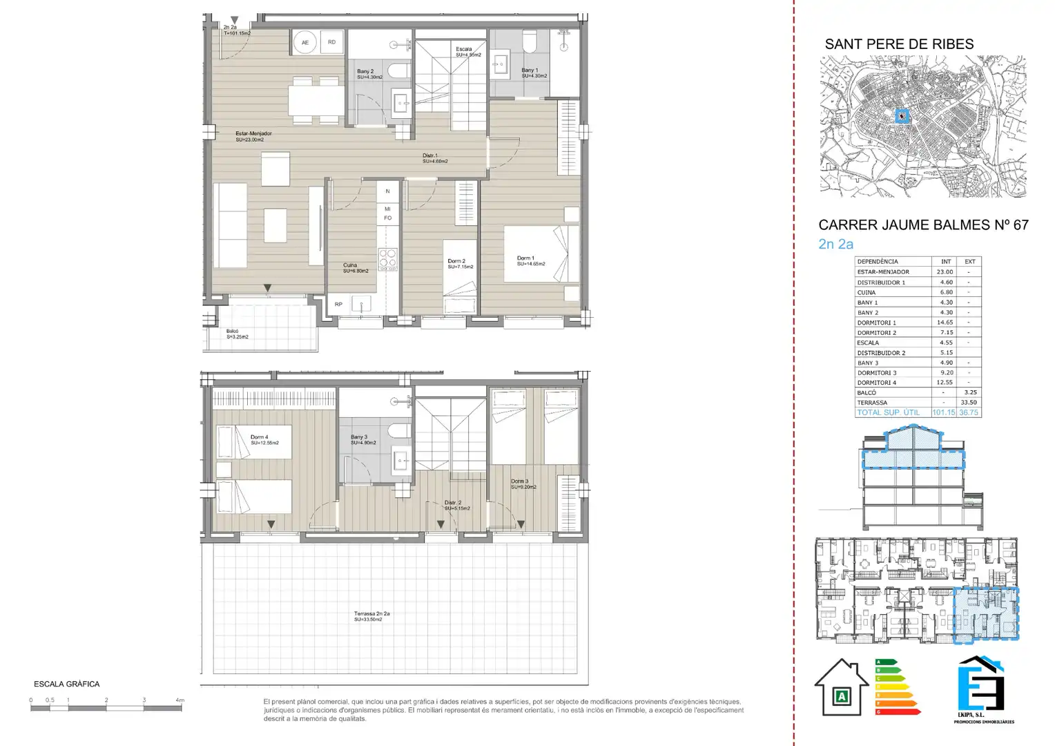 Duplexes for sale in Carrer de Jaume Balmes, 67, Centre