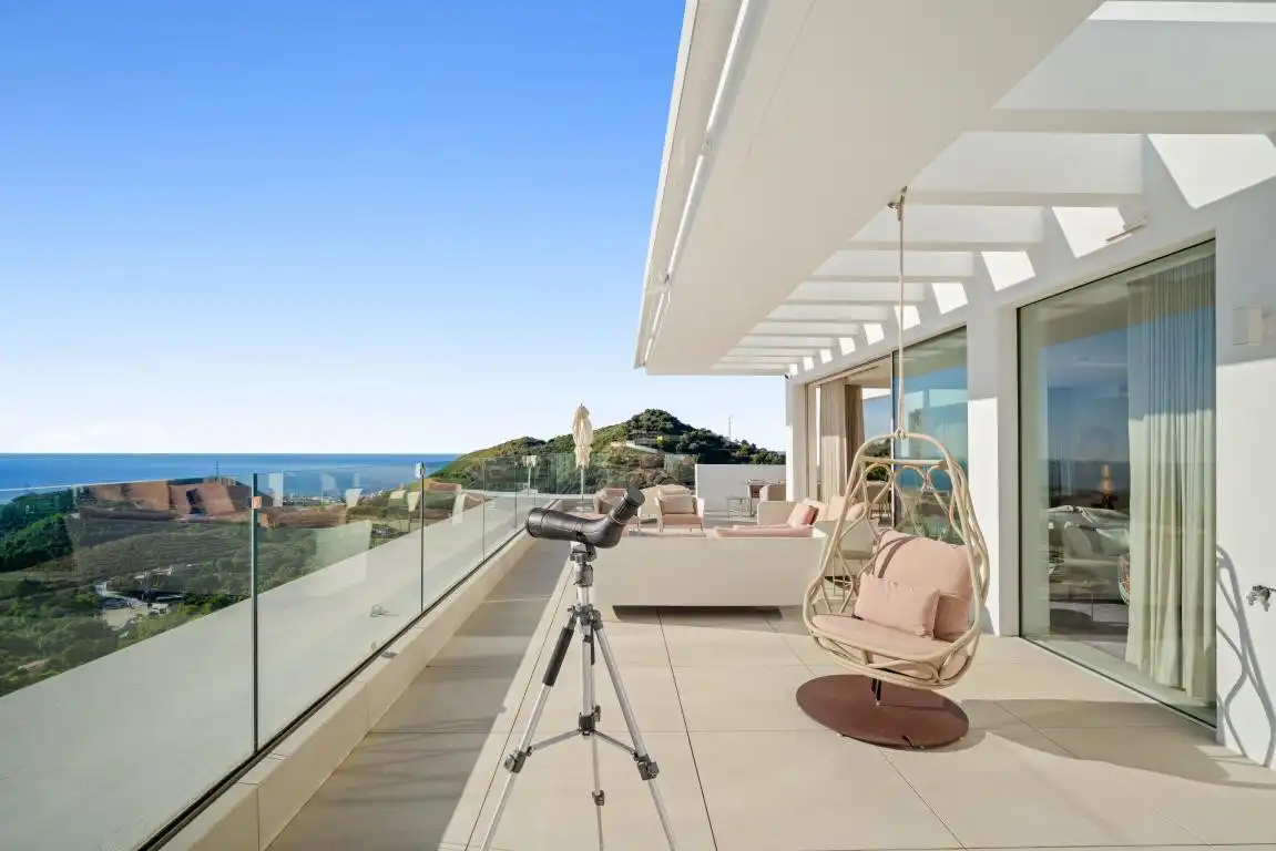 Terraza de Ático en venta en Ojén con Aire acondicionado, Terraza y Piscina