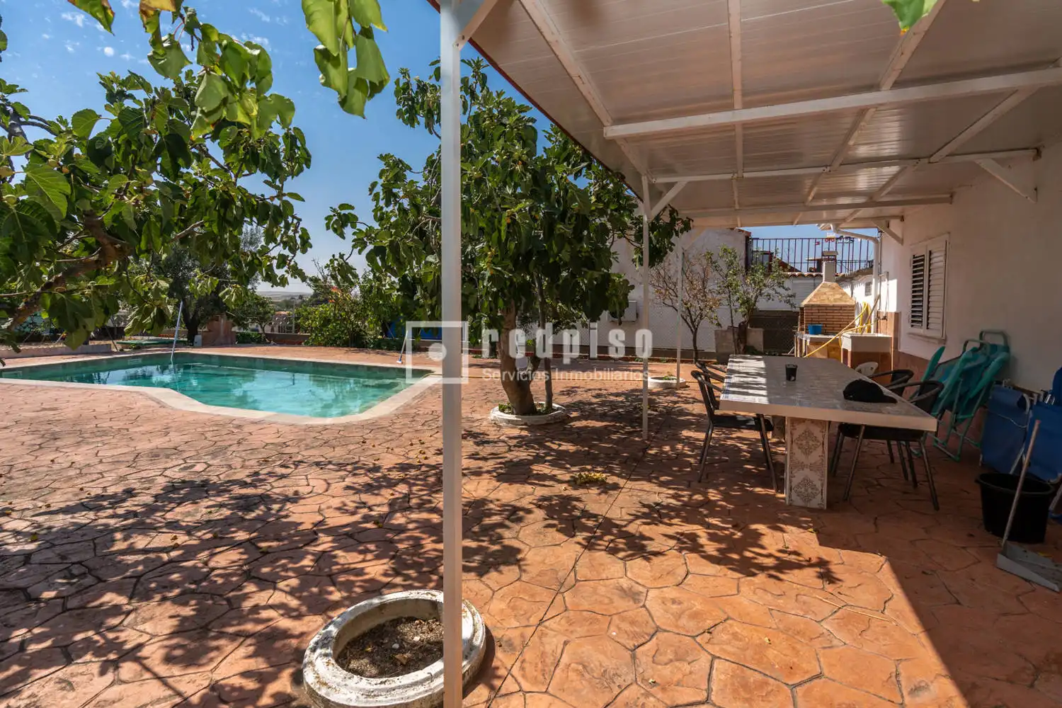 Terraza de Casa o chalet en venta en Palomeque con Aire acondicionado, Calefacción y Jardín privado