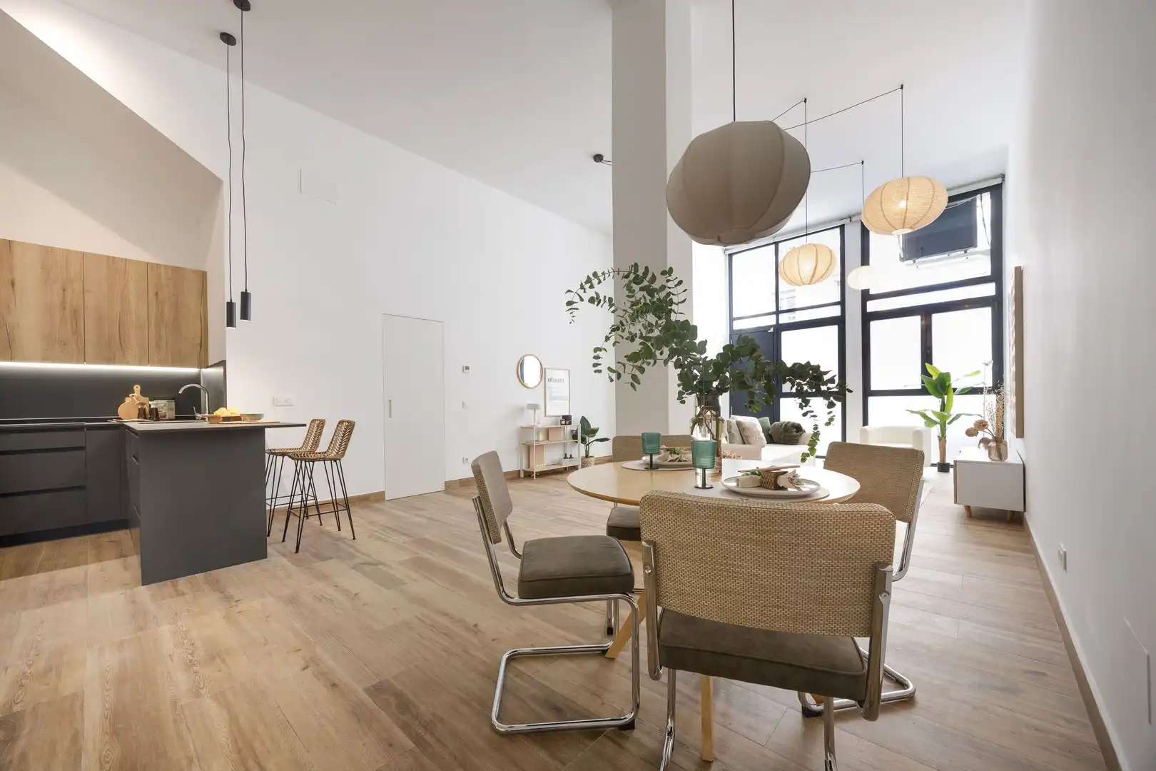 Dining room of Detached homes for sale in Madrid  with Air Conditioner, Furnished and Alarm