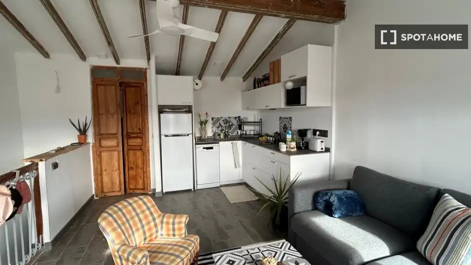 Küche von Wohnungen zur untervermieten in Villajoyosa / La Vila Joiosa mit Klimaanlage, Terrasse und Möbliert
