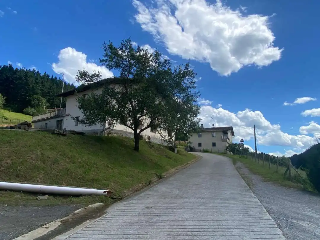 Vista exterior de Casa o chalet en venta en Idiazabal con Calefacción, Terraza y Amueblado