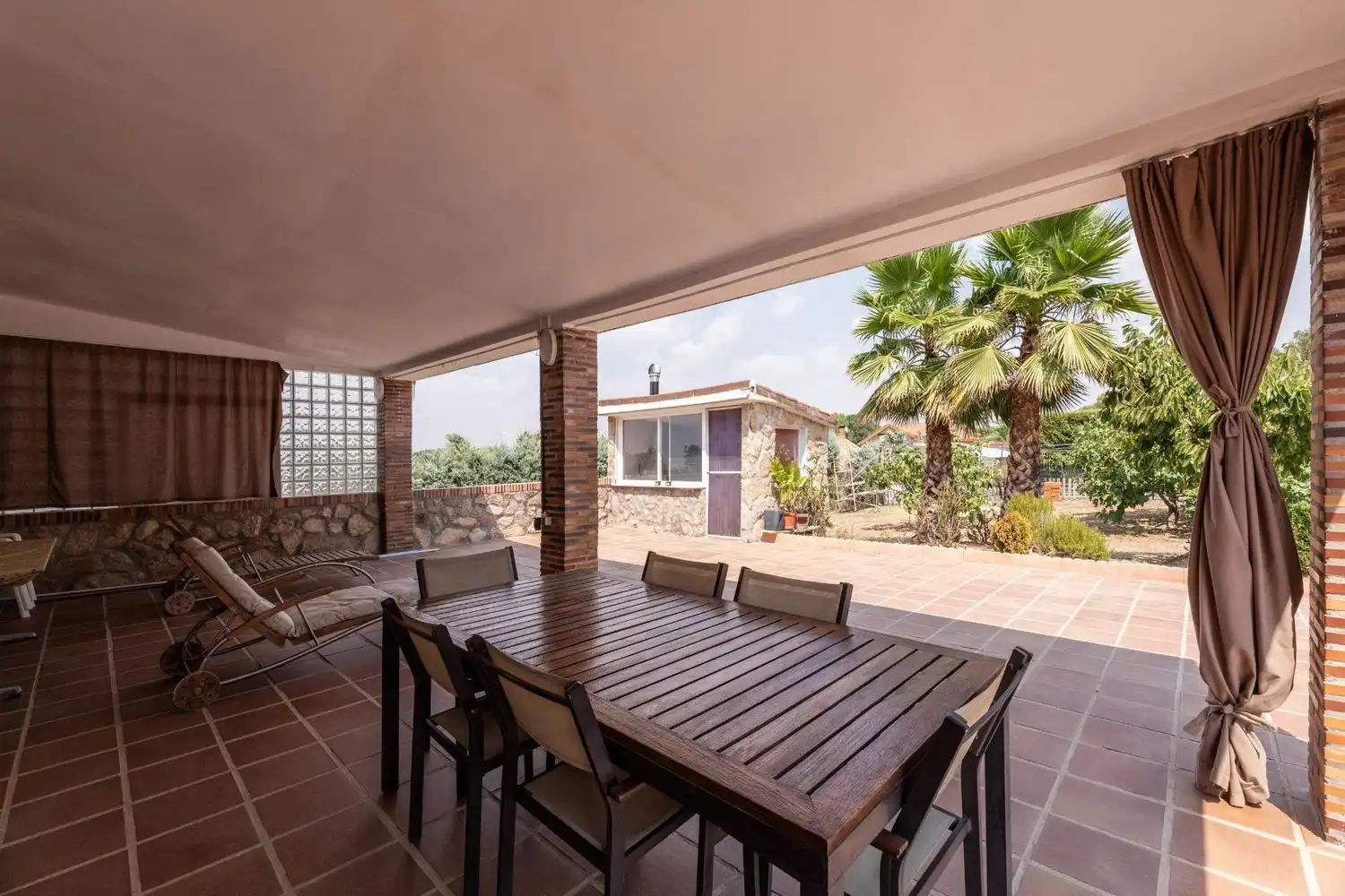 Terrassa de Casa o xalet en venda en Batres amb Aire condicionat, Calefacció i Jardí privat