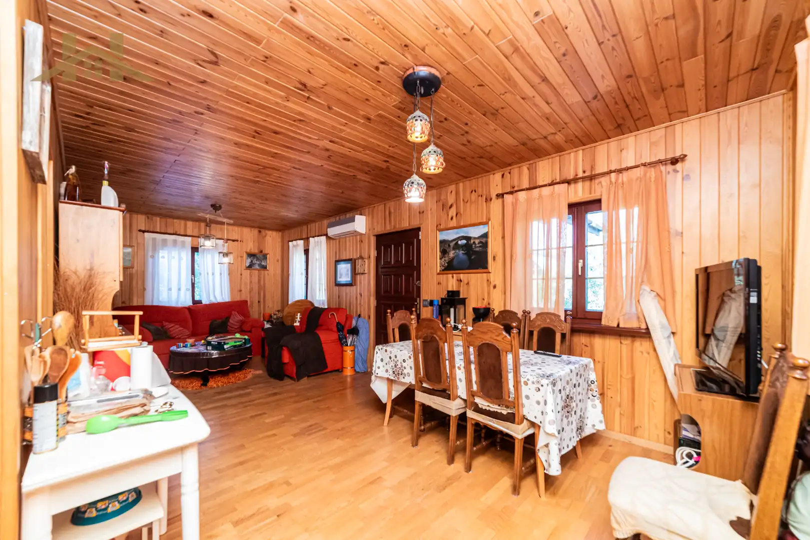 Sala de estar de Casa o chalet en venta en Santa Cruz del Retamar con Aire acondicionado, Jardín privado y Piscina