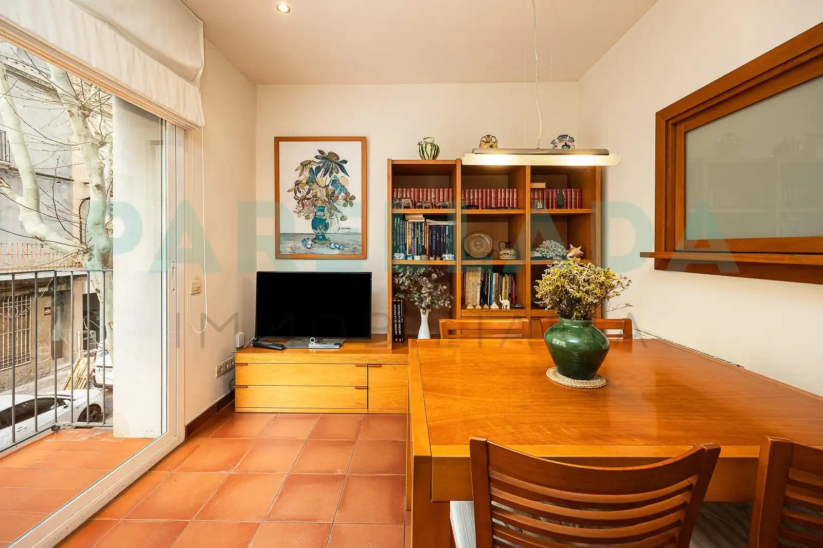 Sala de estar de Casa o chalet en venta en Badalona con Aire acondicionado y Balcón