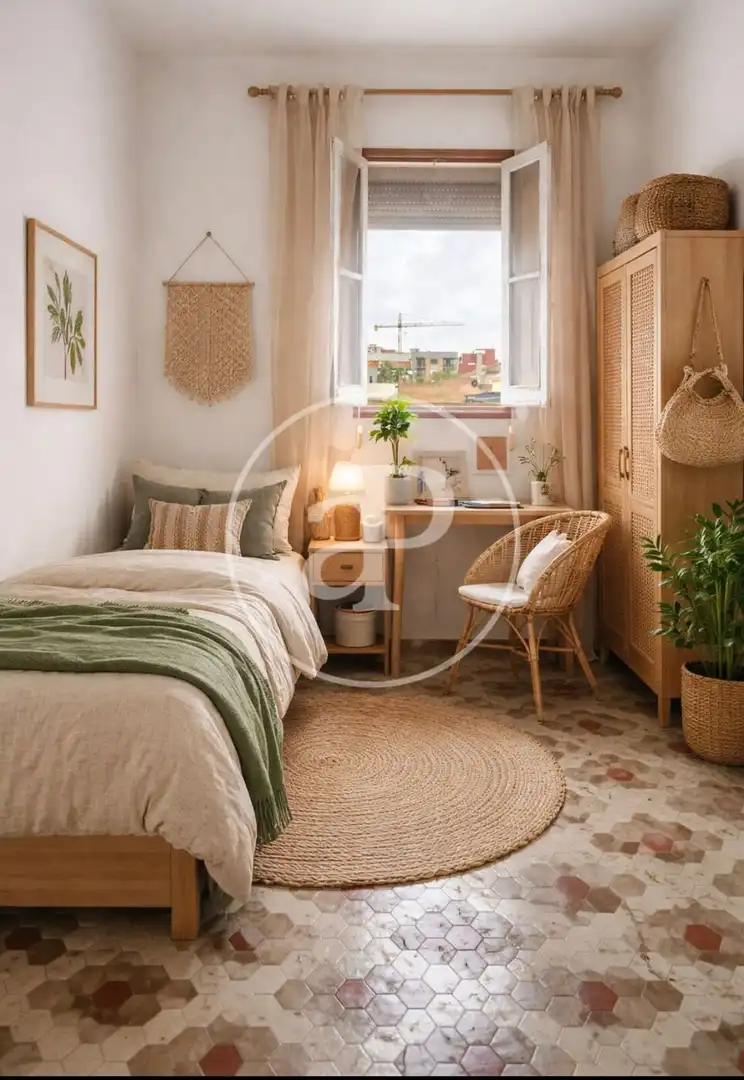 Bedroom of Flat for sale in Valencia  with Heating, Terrace and Balcony