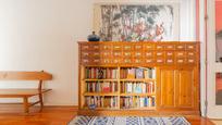 Living room of Flat for sale in  Barcelona Capital  with Heating, Parquet flooring and Balcony