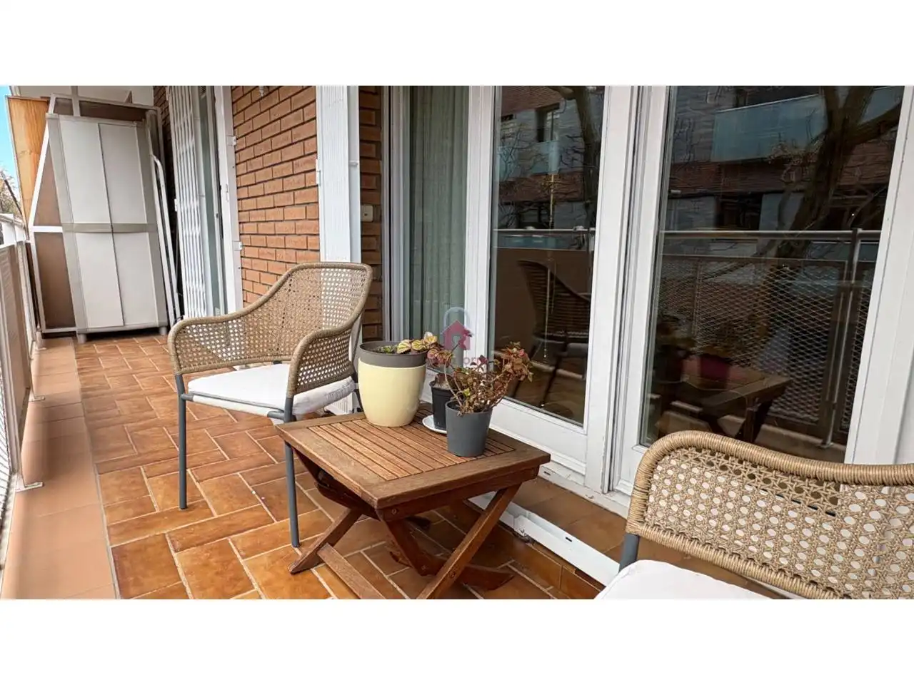 Terrasse von Wohnung zum Verkauf in Terrassa mit Klimaanlage, Heizung und Balkon