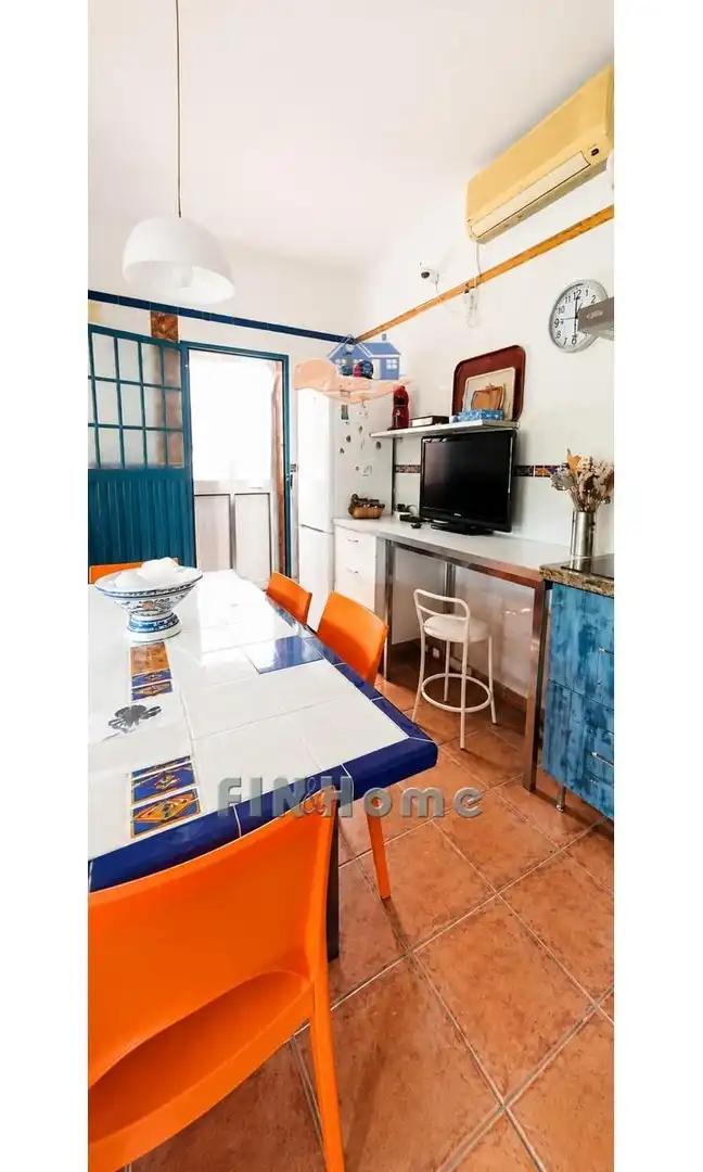Cocina de Casa o chalet en venta en Gerena con Aire acondicionado, Jardín privado y Trastero